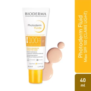 Bioderma Photoderm MAX Fluide Claire Light 40ml with SPF-100 - High Protection Sunscreen for Sensitive Skin