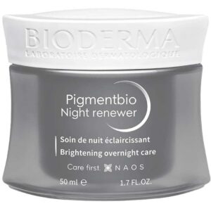 Bioderma Pigmentbio Night Renewer - Brightening Overnight Cream for Hyperpigmentation and Dark Spot Correction - 50ml