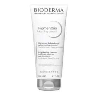 Bioderma Pigmentbio Foaming Cream - Brightening and Exfoliating Cleanser for Dark Spots and Hyperpigmentation - 200 ml