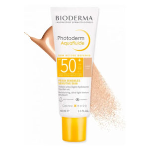 Bioderma Photoderm Aqua Fluid 40ml with SPF-50+ (Claire Light) - Very High UVA/UVB Protection for Lightweight, Even-Toned Sun Protection
