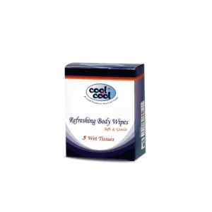 Cool and Cool Refreshing Body Wipes Soft Gentle 5 Wet Tissues