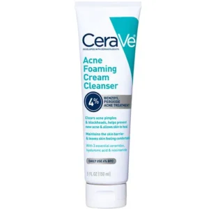 CeraVe Acne Foaming Cream Cleanser - 150ml