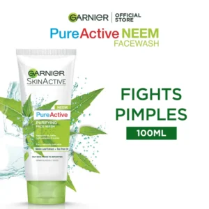 Garnier Skin Active Pure Active Neem Purifying Face Wash, For Normal to Oily Skin - 100ml