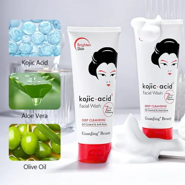 GUANJING Kojic Acid Deep Cleaning Facial Cleanser - 100g