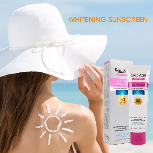 GUANJING Kojic Acid Collagen Whitening Cream - 80ml