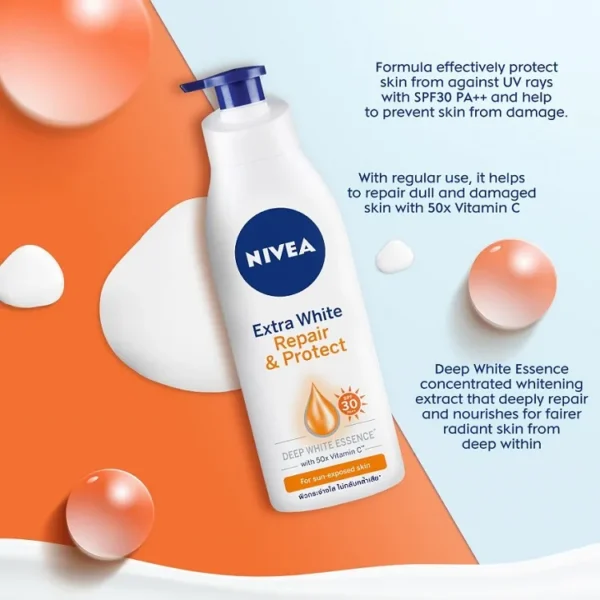 Nivea Body Lotion Extra Bright Repair And Protect 190ml
