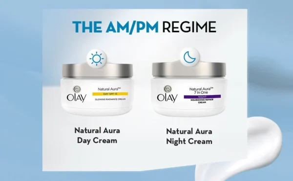 Buy Olay Natural White Day Cream SPF15 + Night Cream