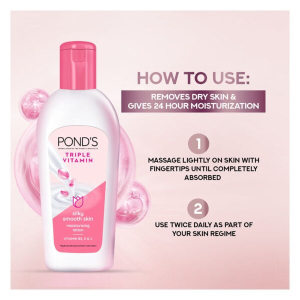 Ponds Triple Vitamin Moisturizing Lotion 100ml