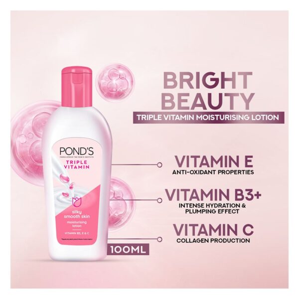 Ponds Triple Vitamin Moisturizing Lotion 100ml