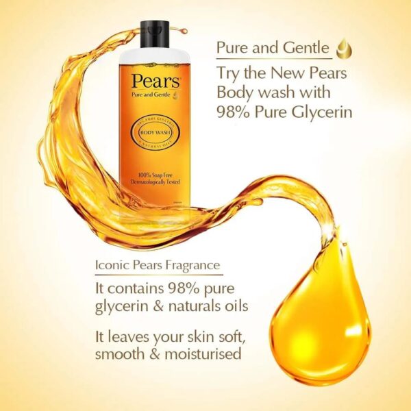 Pears Body Wash Gentle Care Cleanser for Soft and Smooth Skin - 250ml