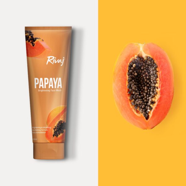 Rivaj Brightening Face Wash with Papaya Extract