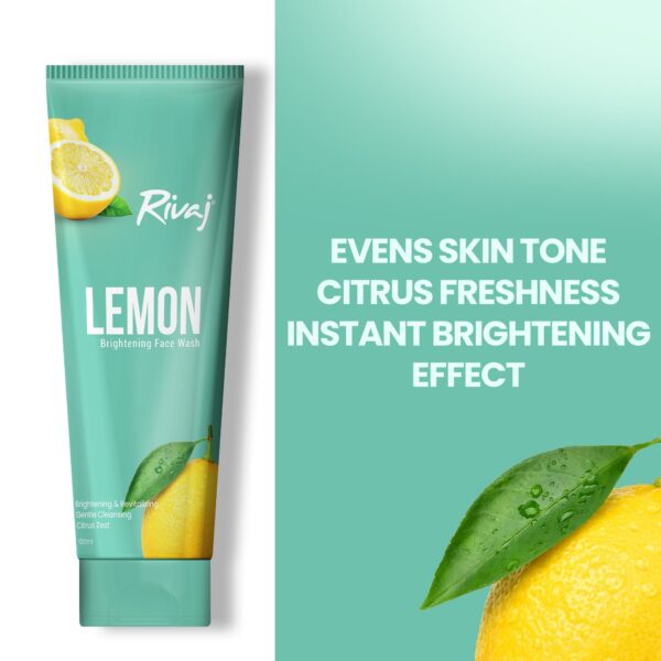 Rivaj UK Lemon Extract Whitening Face Wash 50ml
