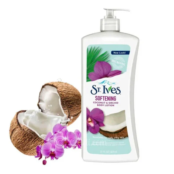 St. Ives Softening Coconut & Orchid Body Lotion Pump 621ml