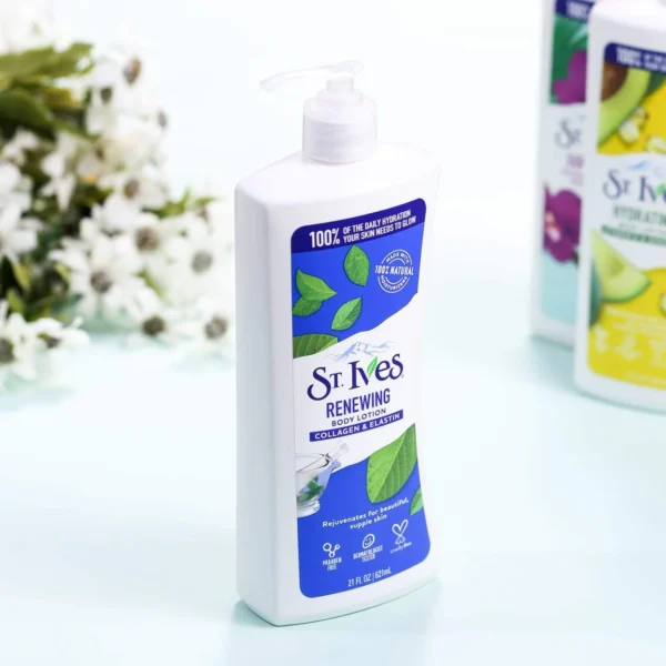 st.ives renewing collagen & elastin body lotion 621ml