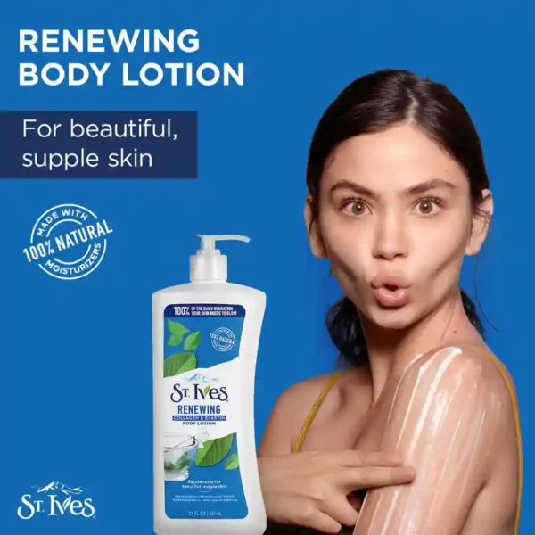 st.ives renewing collagen & elastin body lotion 621ml