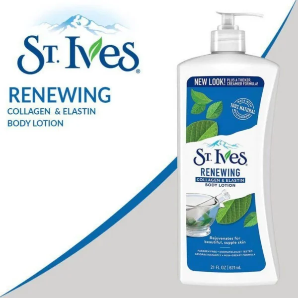 st.ives renewing collagen & elastin body lotion 621ml