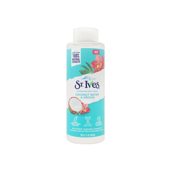 ST.IVES BODY WASH COCONUT WATER & ORCHID 473 ML