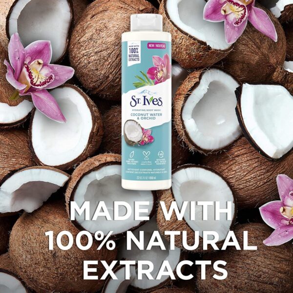 ST.IVES BODY WASH COCONUT WATER & ORCHID 473 ML