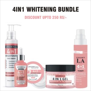UPTOWN LA 4IN1 Skin Whitening Bundle Whitening Serum